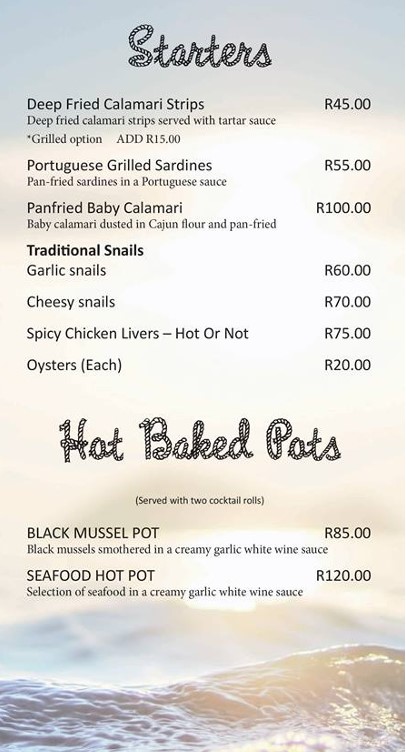Starters & Hot Baked Pots