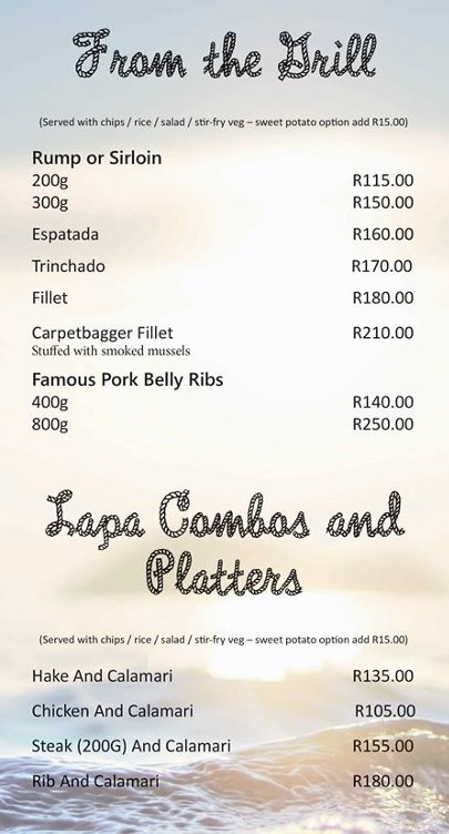 From the Grill & Combos