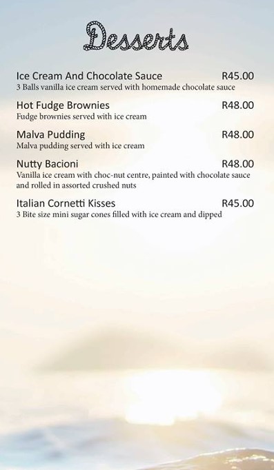 Desserts